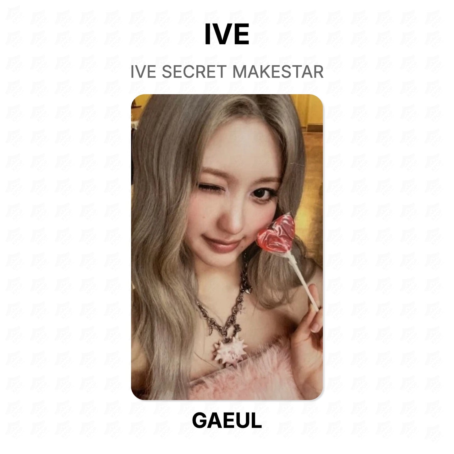 IVE SECRET MAKESTAR Official Photocard