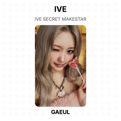 IVE SECRET MAKESTAR Official Photocard