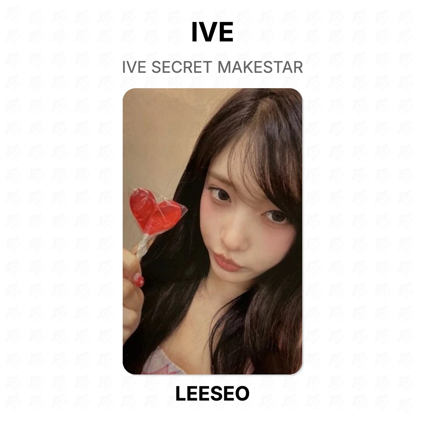 IVE SECRET MAKESTAR Official Photocard