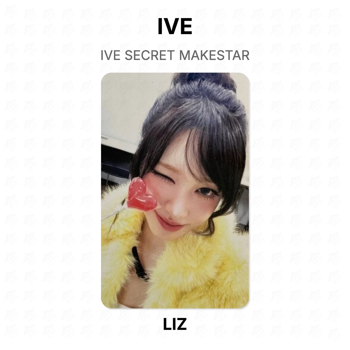 IVE SECRET MAKESTAR Official Photocard