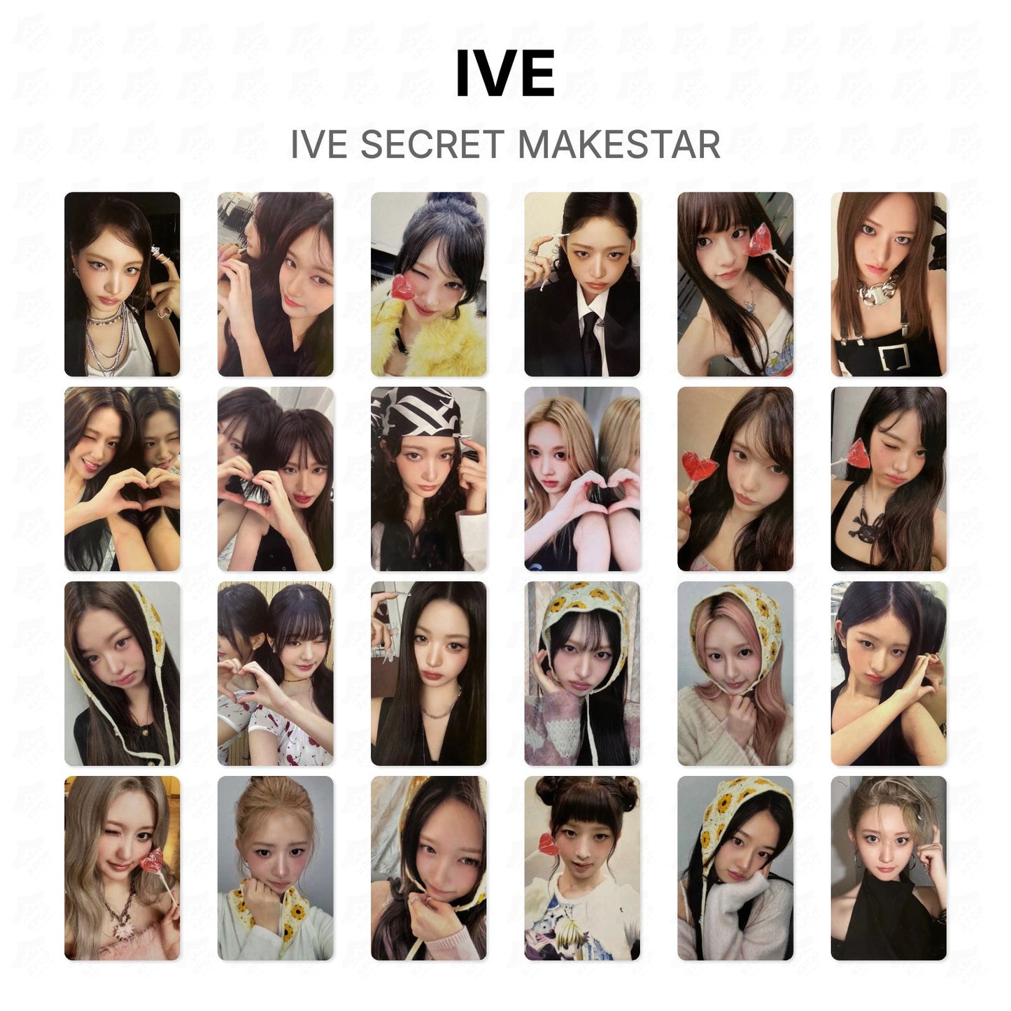 IVE SECRET MAKESTAR Official Photocard