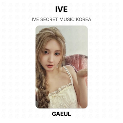 IVE SECRET MUSIC KOREA Official Photocard