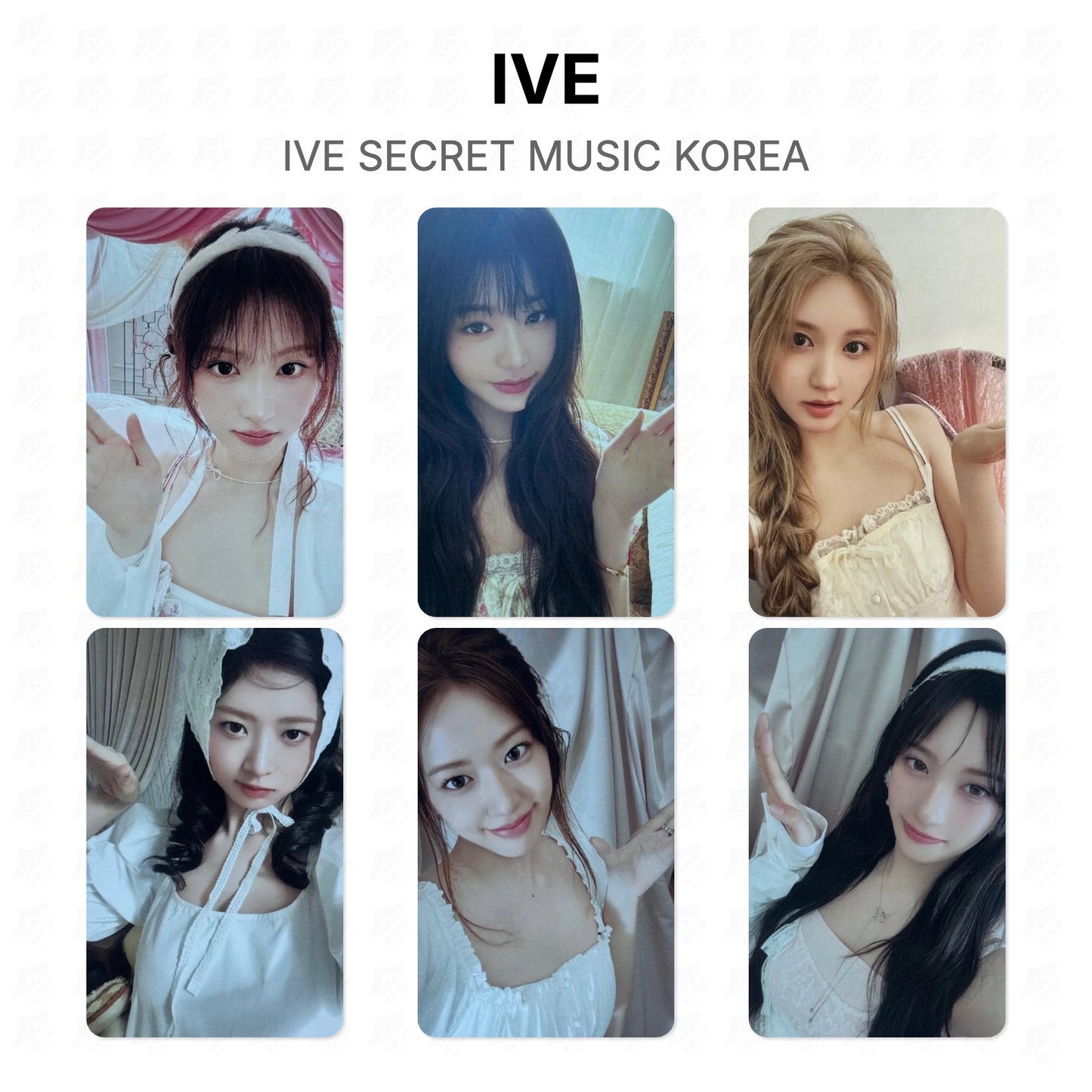 IVE SECRET MUSIC KOREA Official Photocard