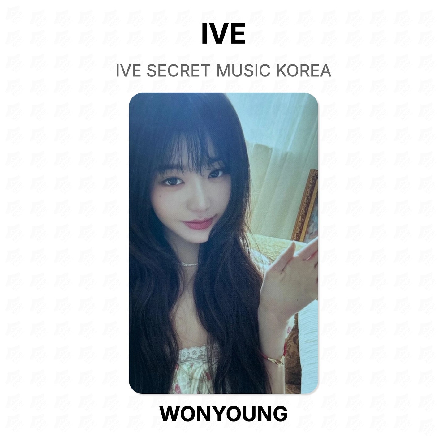 IVE SECRET MUSIC KOREA Official Photocard