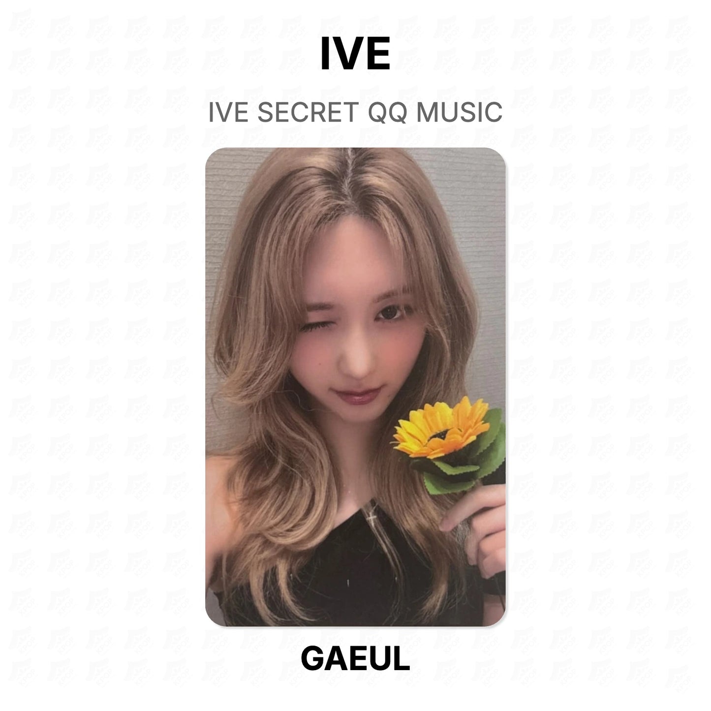 IVE SECRET QQ MUSIC Official Photocard