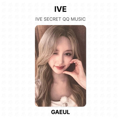 IVE SECRET QQ MUSIC Official Photocard