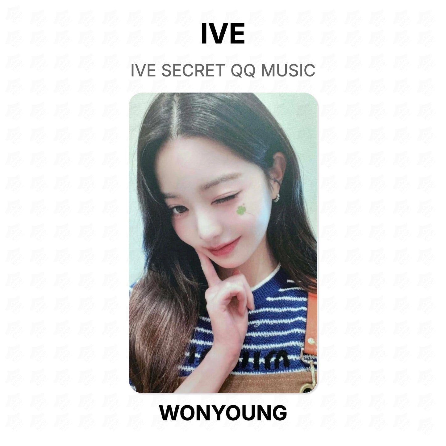 IVE SECRET QQ MUSIC Official Photocard