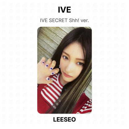 IVE SECRET Shh! ver. Official Photocard