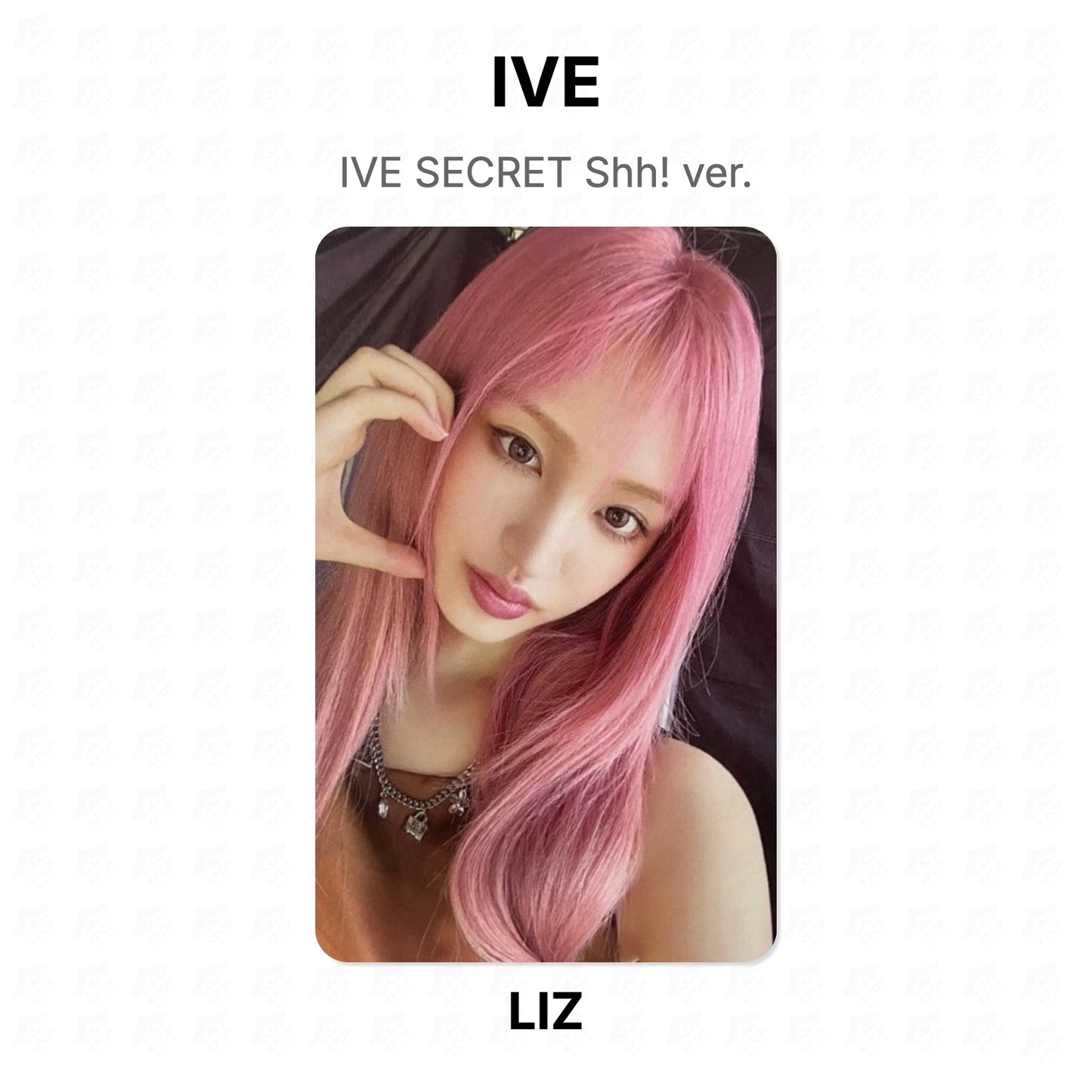 IVE SECRET Shh! ver. Official Photocard