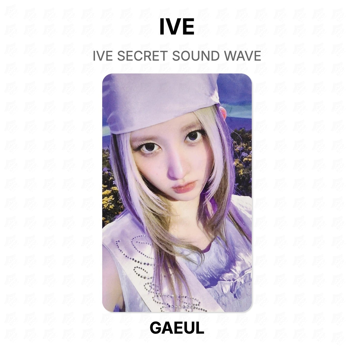 IVE SECRET SOUND WAVE Official Photocard
