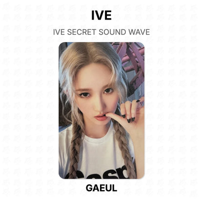 IVE SECRET SOUND WAVE Official Photocard