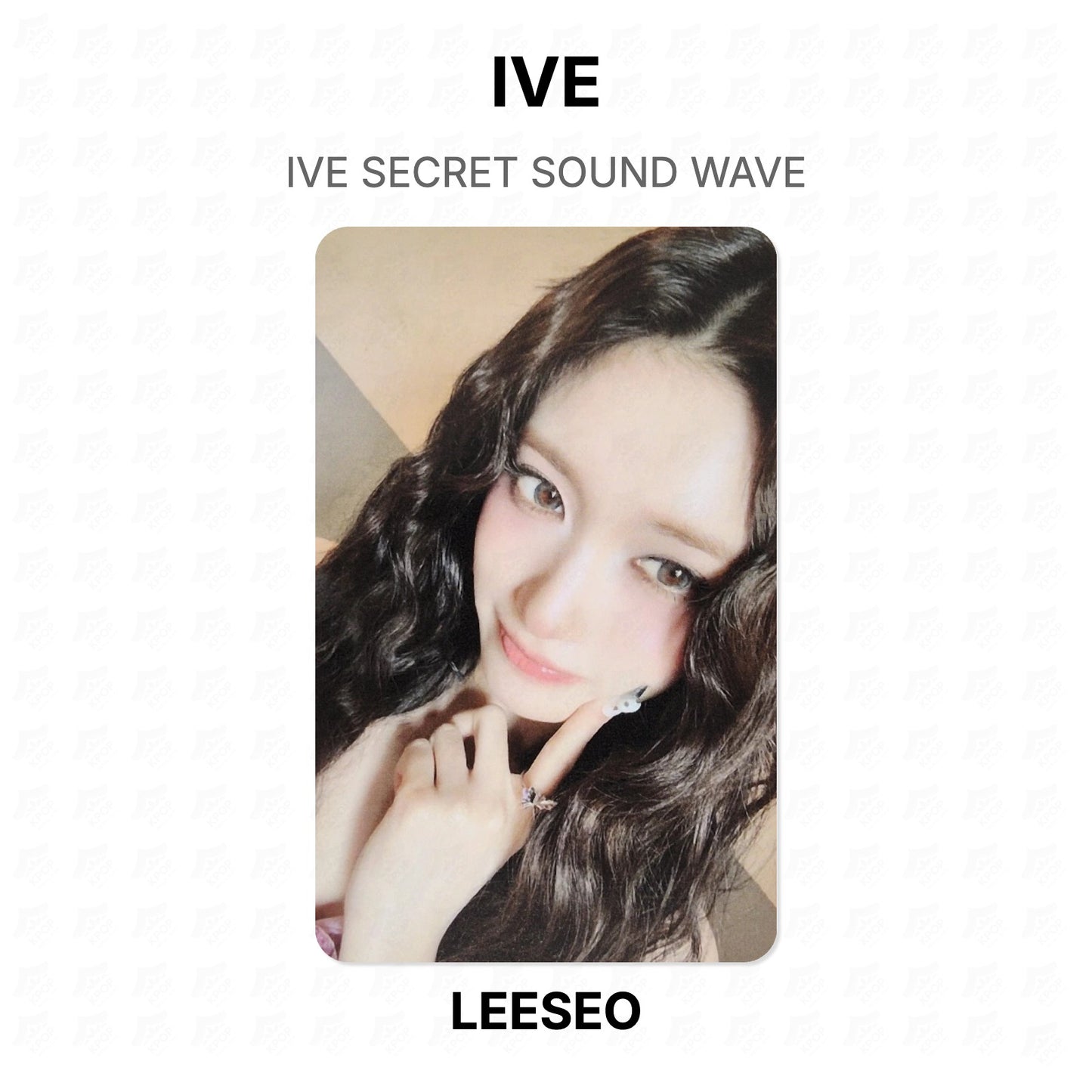 IVE SECRET SOUND WAVE Official Photocard