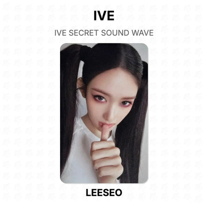 IVE SECRET SOUND WAVE Official Photocard