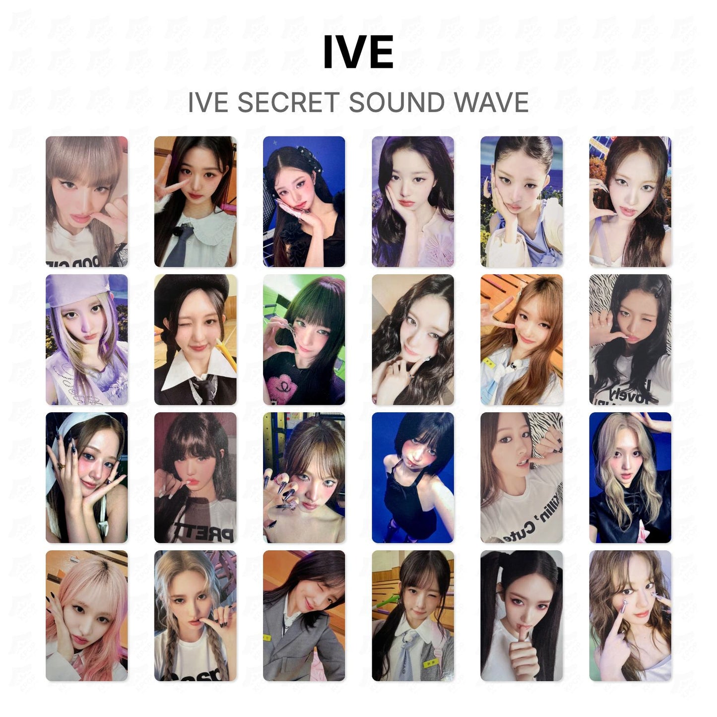 IVE SECRET SOUND WAVE Official Photocard