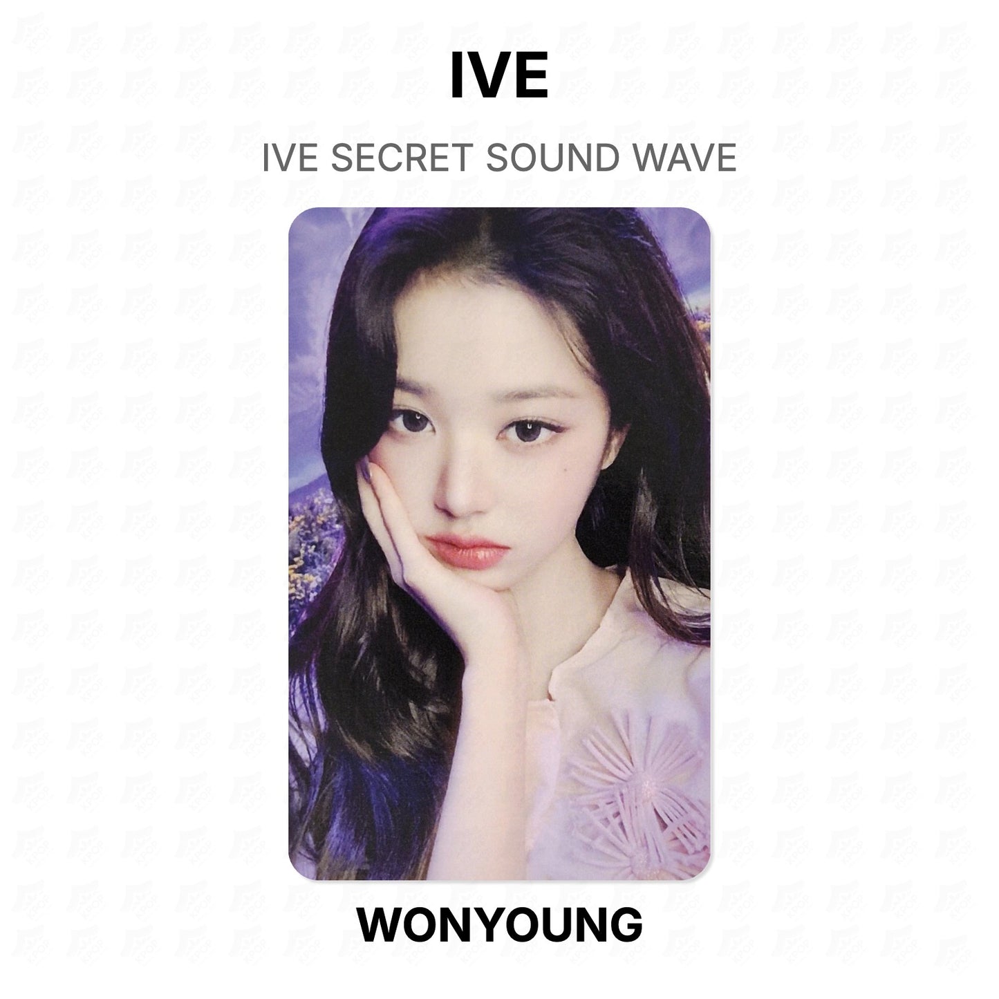 IVE SECRET SOUND WAVE Official Photocard