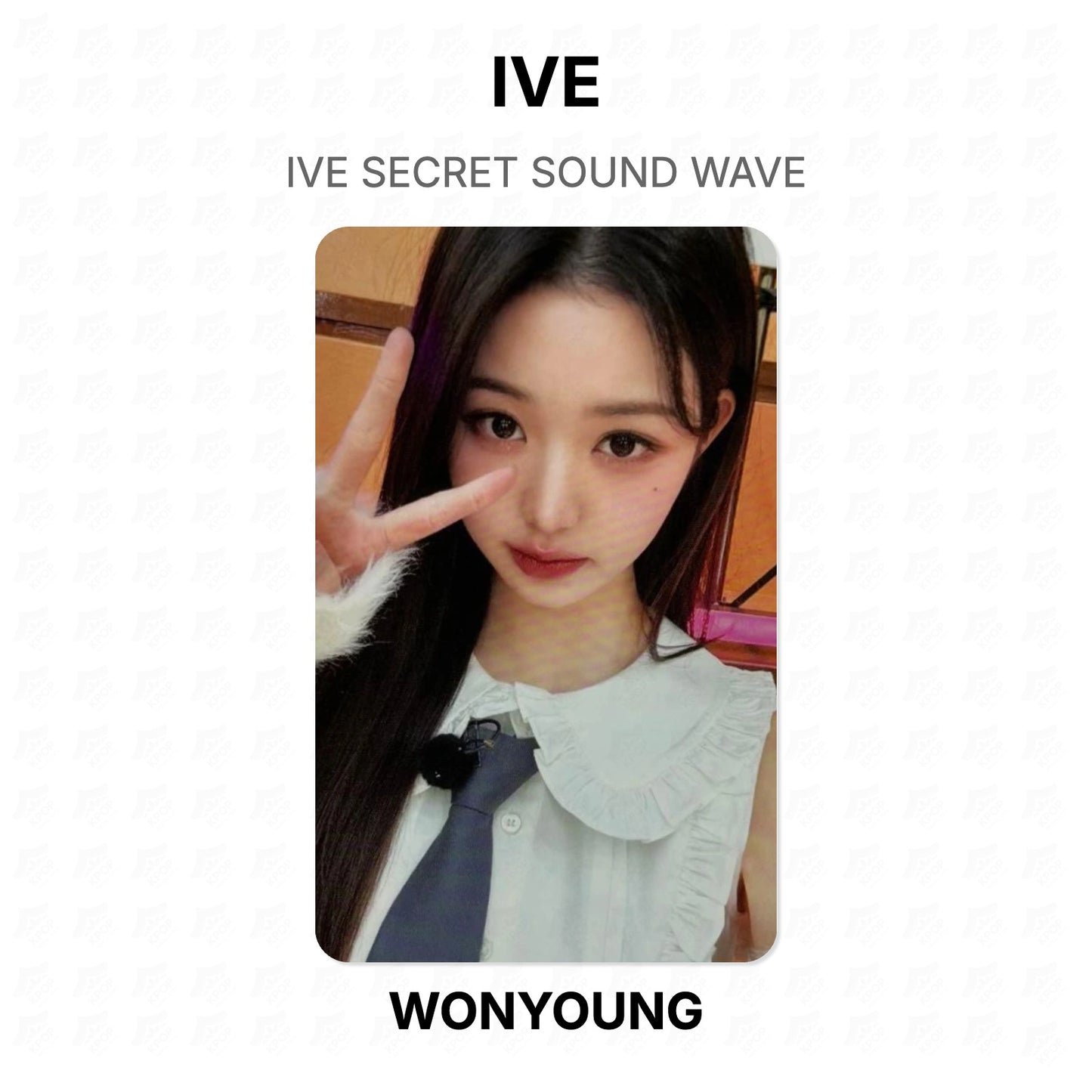 IVE SECRET SOUND WAVE Official Photocard