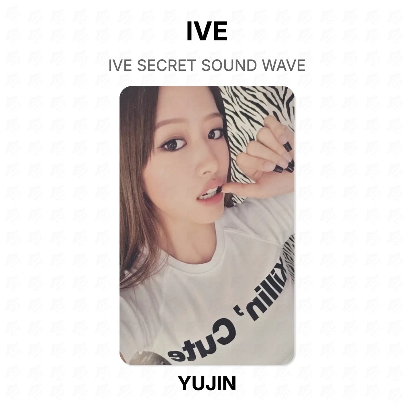 IVE SECRET SOUND WAVE Official Photocard