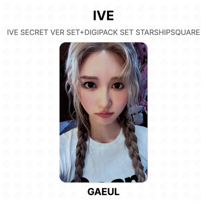 IVE SECRET VER SET+DIGIPACK SET STARSHIPSQUARE Official Photocard