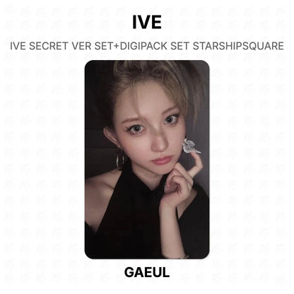 IVE SECRET VER SET+DIGIPACK SET STARSHIPSQUARE Official Photocard