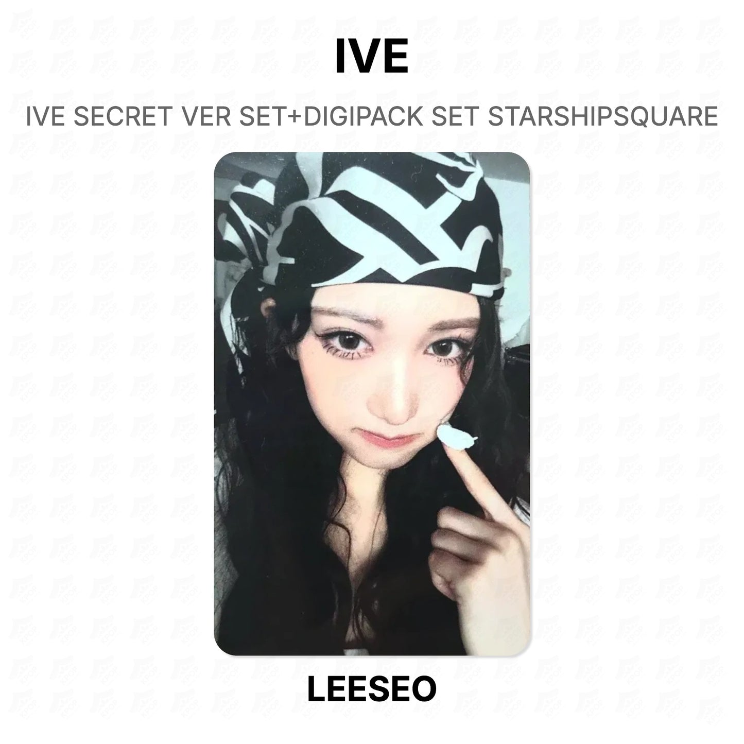 IVE SECRET VER SET+DIGIPACK SET STARSHIPSQUARE Official Photocard