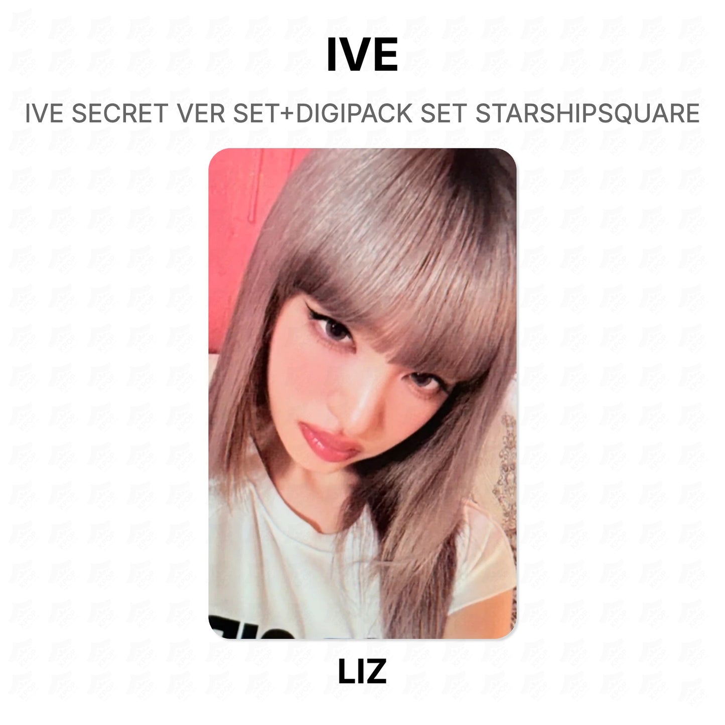 IVE SECRET VER SET+DIGIPACK SET STARSHIPSQUARE Official Photocard