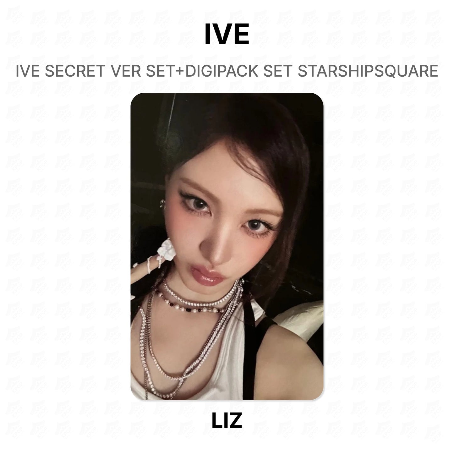 IVE SECRET VER SET+DIGIPACK SET STARSHIPSQUARE Official Photocard