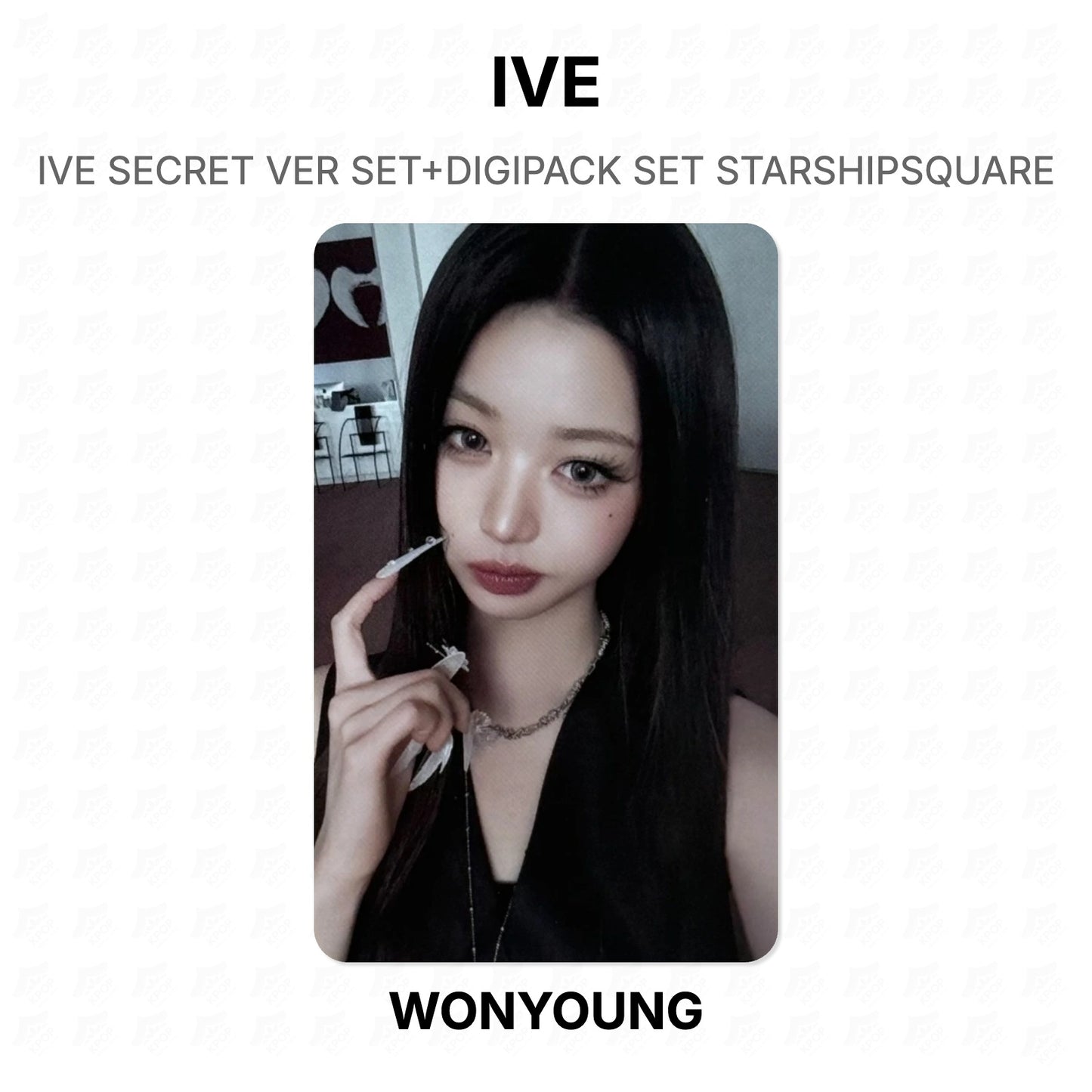 IVE SECRET VER SET+DIGIPACK SET STARSHIPSQUARE Official Photocard
