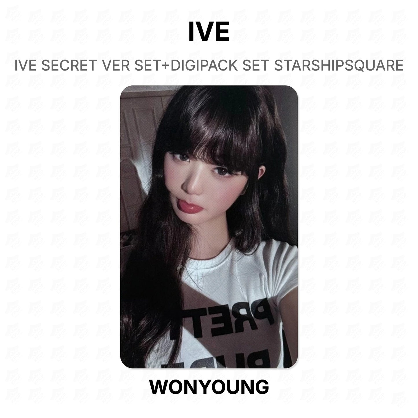 IVE SECRET VER SET+DIGIPACK SET STARSHIPSQUARE Official Photocard