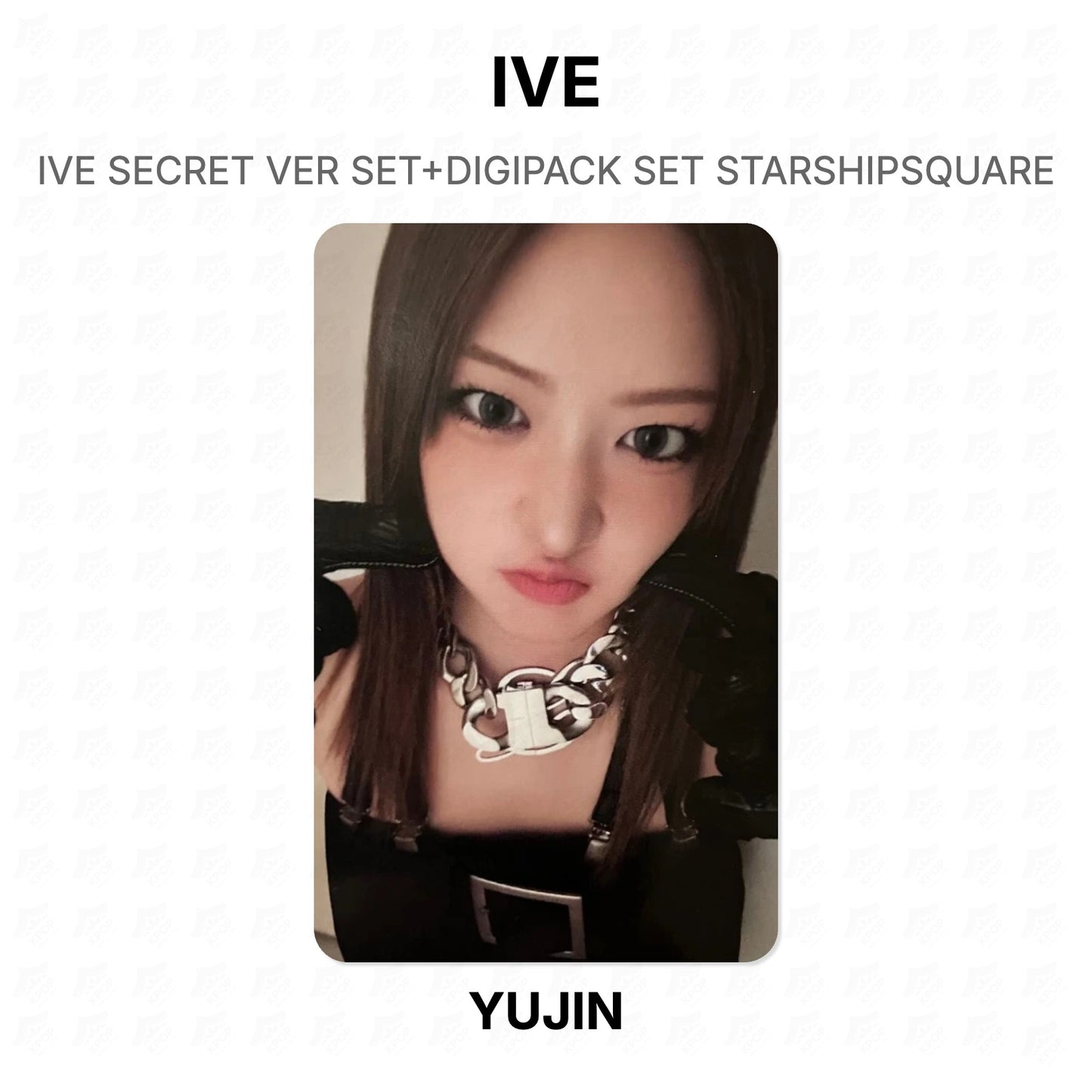 IVE SECRET VER SET+DIGIPACK SET STARSHIPSQUARE Official Photocard