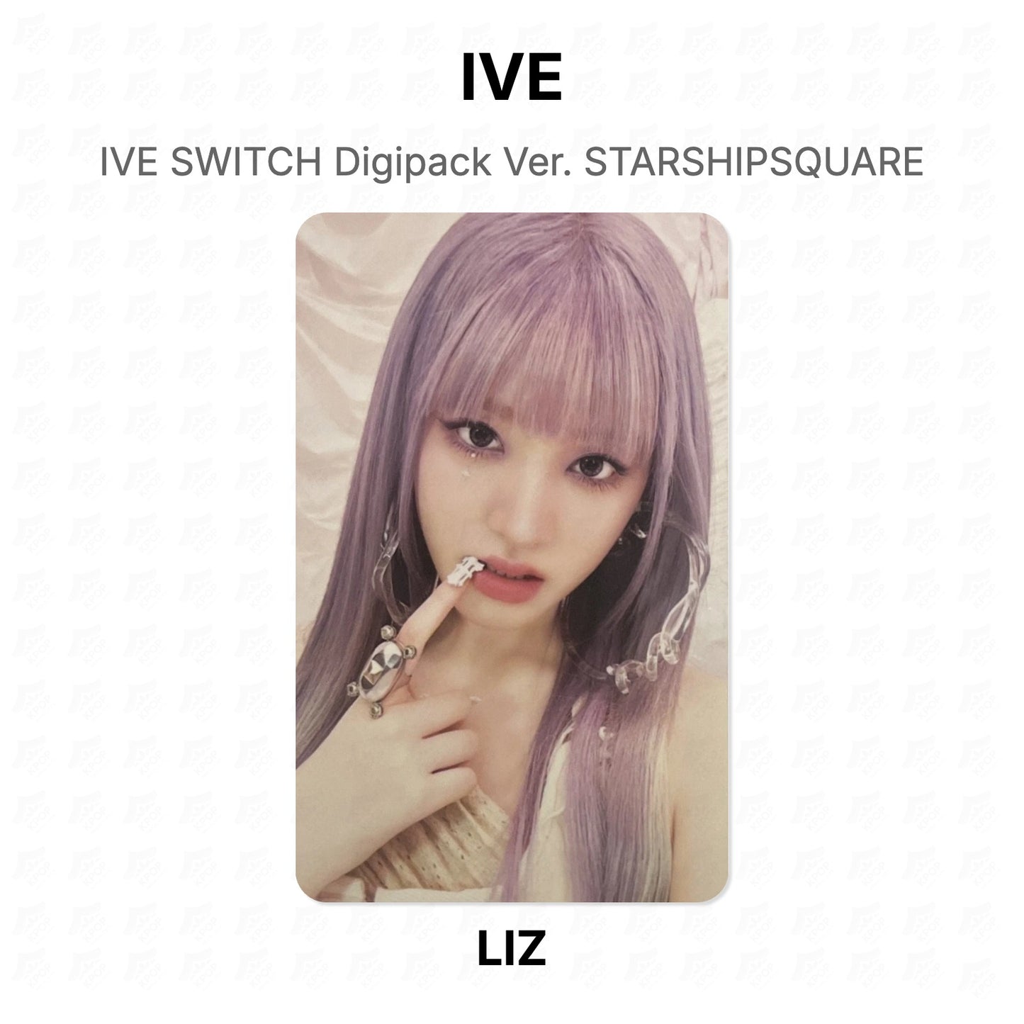 IVE SWITCH Digipack Ver. STARSHIPSQUARE Official Photocard