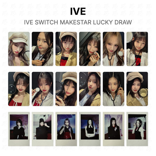 IVE SWITCH MAKESTAR LUCKY DRAW Official Photocard