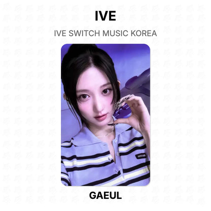 IVE SWITCH MUSIC KOREA Official Photocard