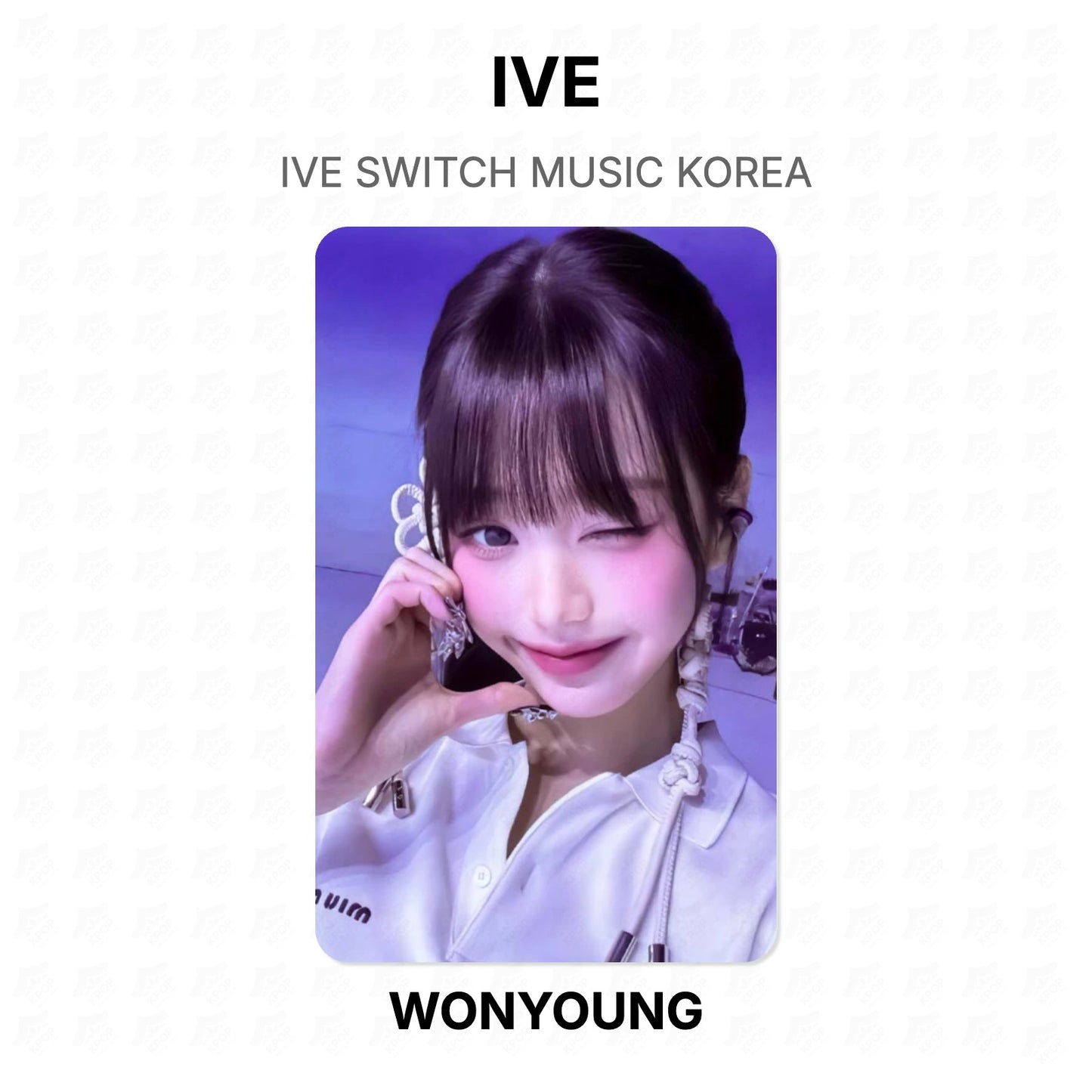 IVE SWITCH MUSIC KOREA Official Photocard
