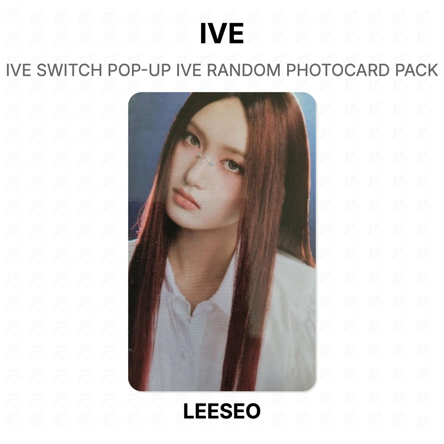 IVE SWITCH POP-UP IVE RANDOM PHOTOCARD PACK Official Photocard