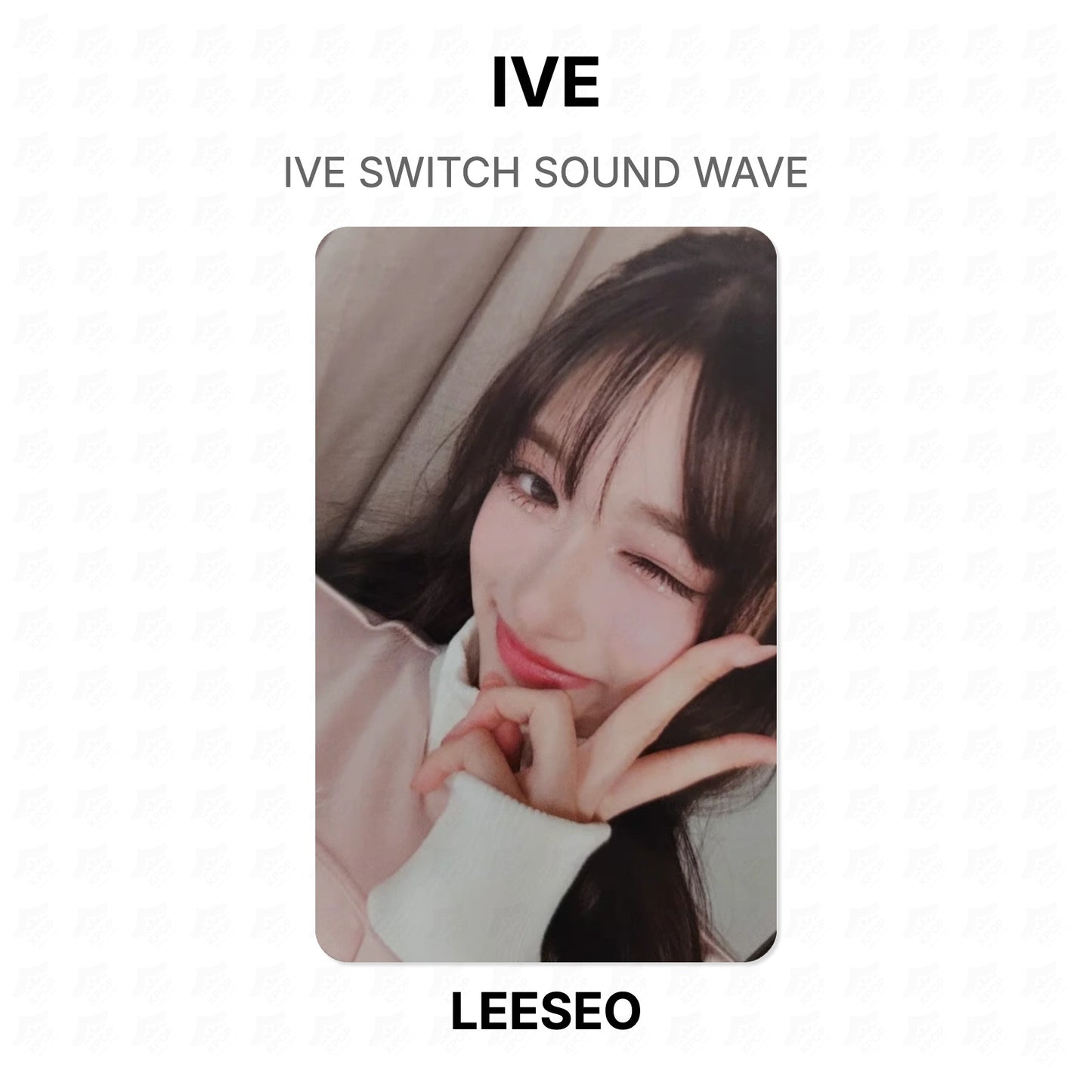 IVE SWITCH SOUND WAVE Official Photocard