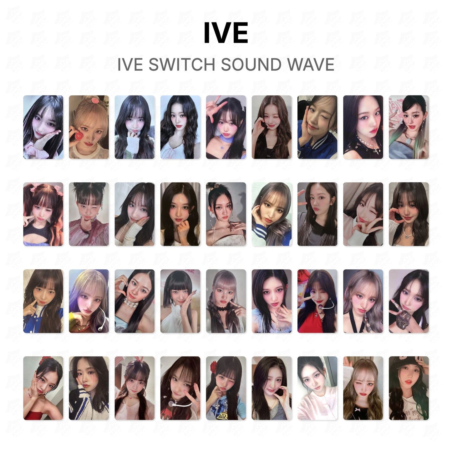IVE SWITCH SOUND WAVE Official Photocard