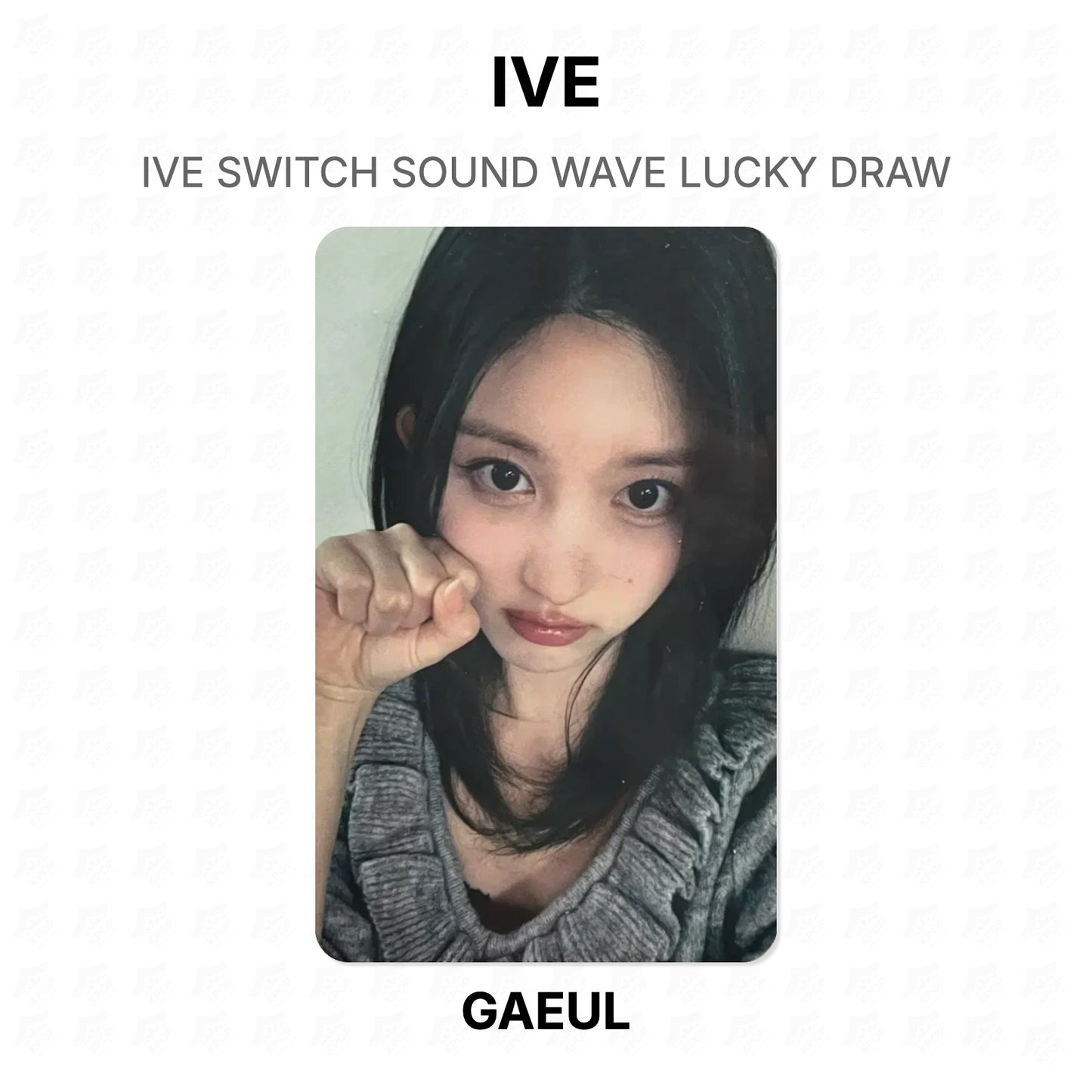 IVE SWITCH SOUND WAVE LUCKY DRAW Official Photocard