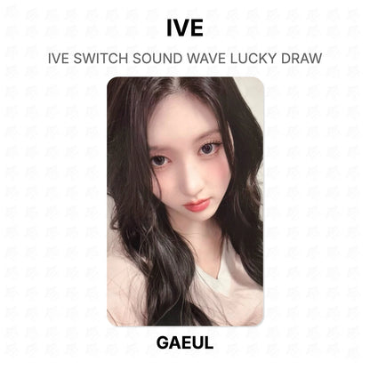 IVE SWITCH SOUND WAVE LUCKY DRAW Official Photocard