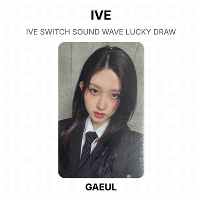 IVE SWITCH SOUND WAVE LUCKY DRAW Official Photocard