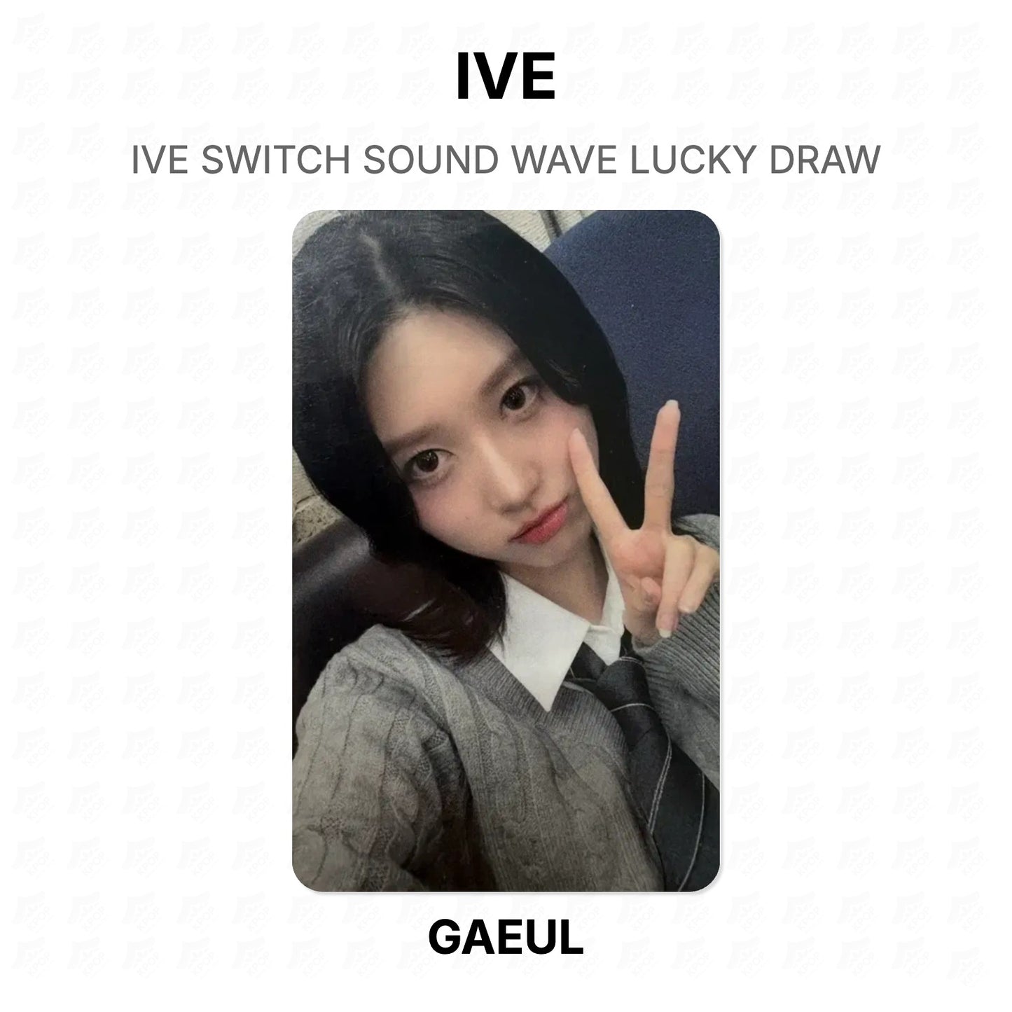 IVE SWITCH SOUND WAVE LUCKY DRAW Official Photocard