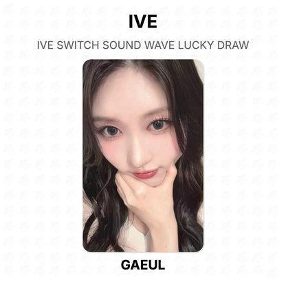 IVE SWITCH SOUND WAVE LUCKY DRAW Official Photocard