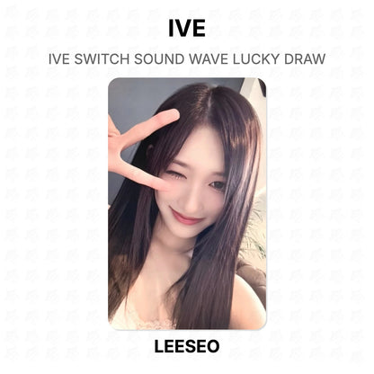 IVE SWITCH SOUND WAVE LUCKY DRAW Official Photocard