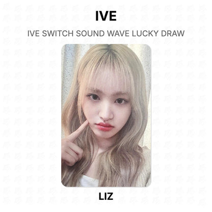 IVE SWITCH SOUND WAVE LUCKY DRAW Official Photocard