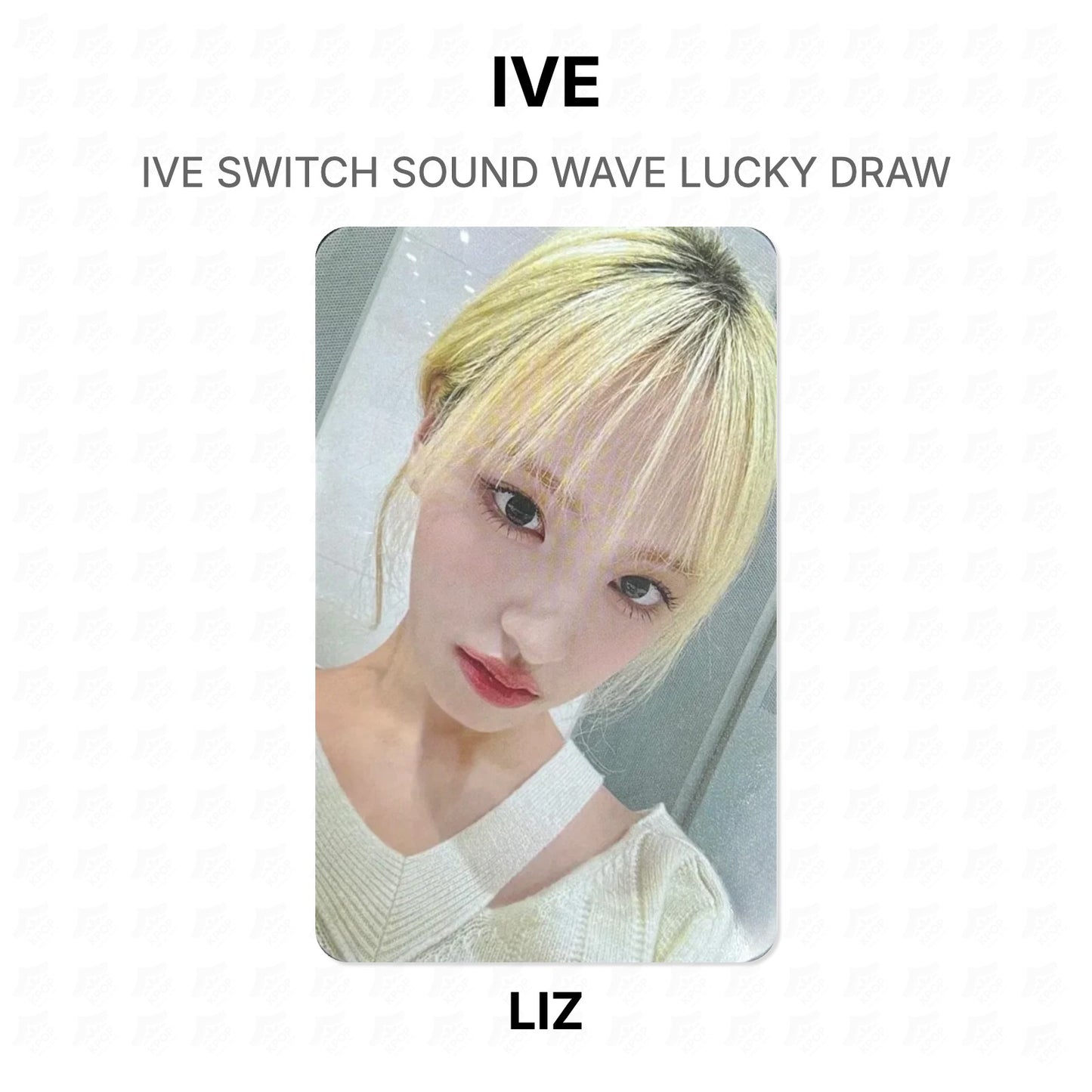 IVE SWITCH SOUND WAVE LUCKY DRAW Official Photocard