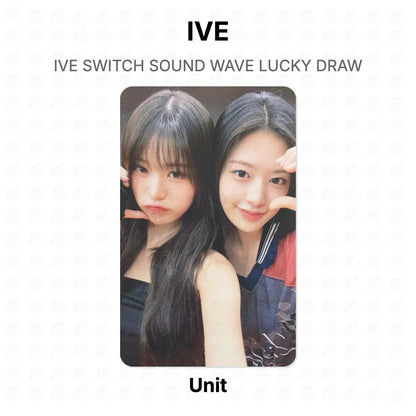 IVE SWITCH SOUND WAVE LUCKY DRAW Official Photocard
