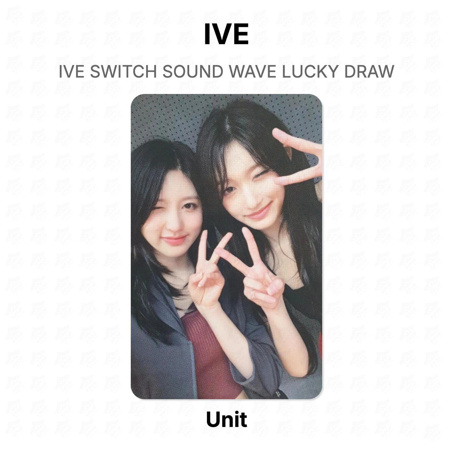 IVE SWITCH SOUND WAVE LUCKY DRAW Official Photocard