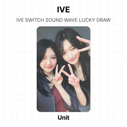 IVE SWITCH SOUND WAVE LUCKY DRAW Official Photocard