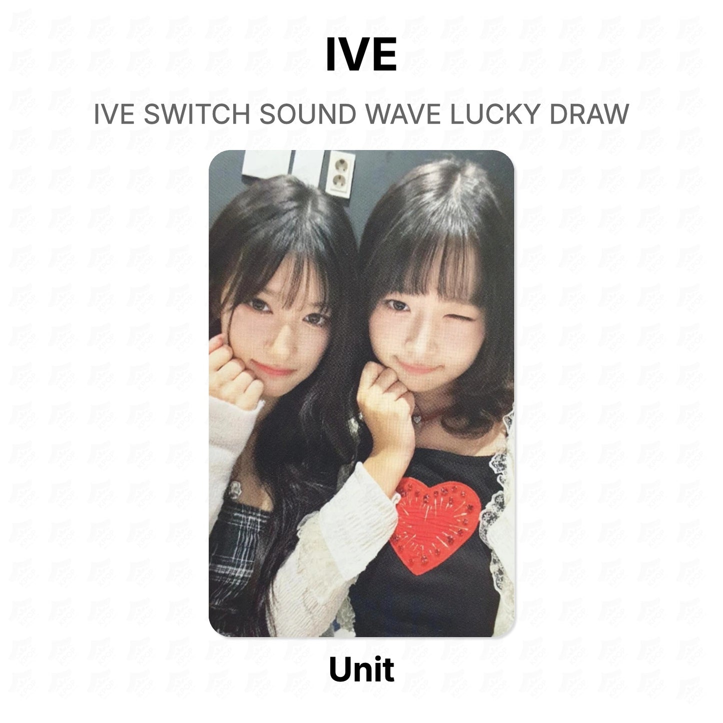 IVE SWITCH SOUND WAVE LUCKY DRAW Official Photocard