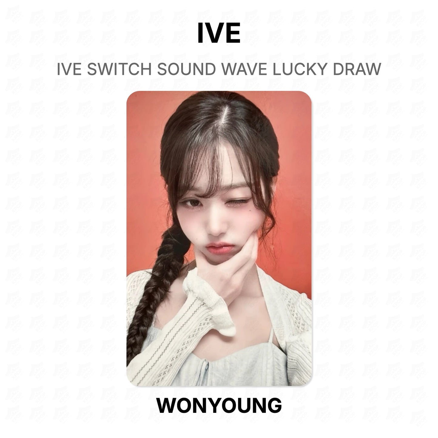 IVE SWITCH SOUND WAVE LUCKY DRAW Official Photocard