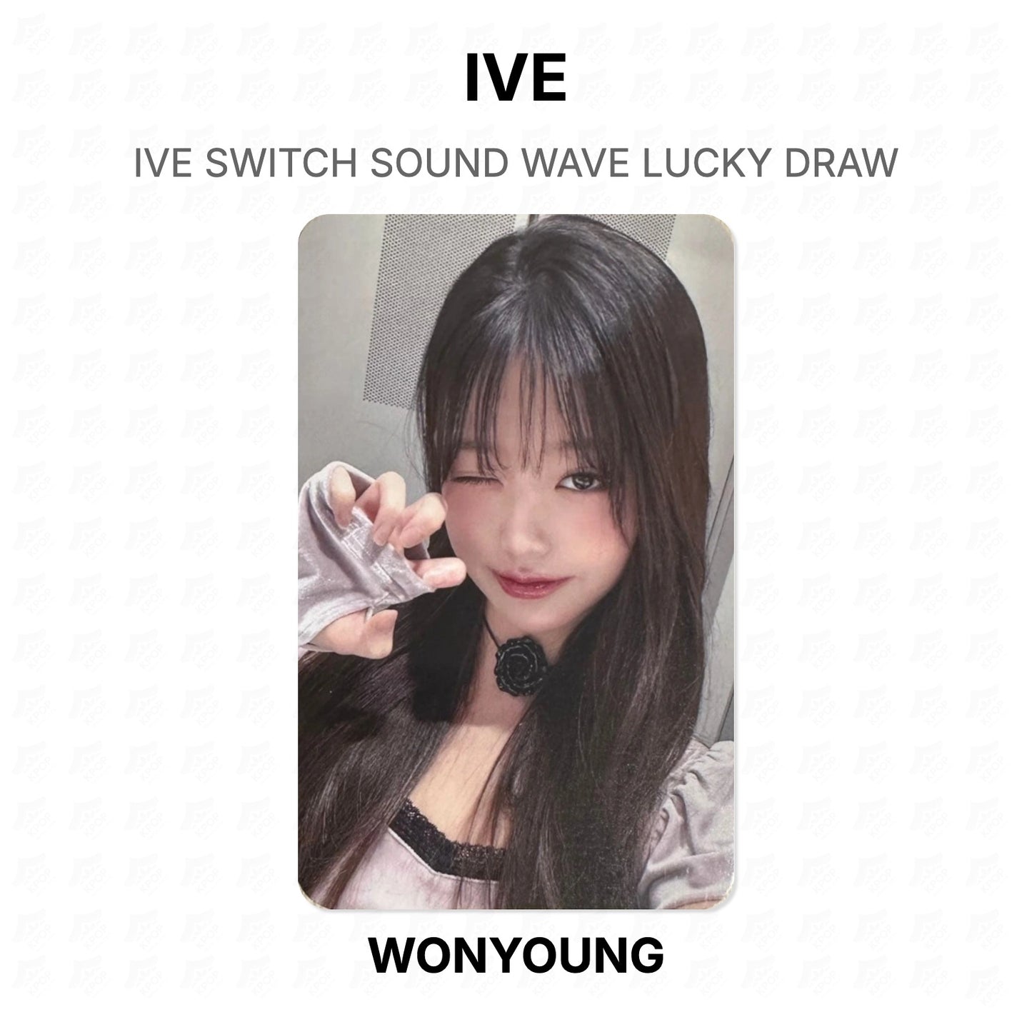 IVE SWITCH SOUND WAVE LUCKY DRAW Official Photocard